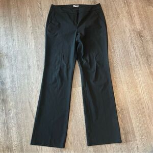 HALOGEN Black Straight Leg Wide Leg Dress Pants Slacks